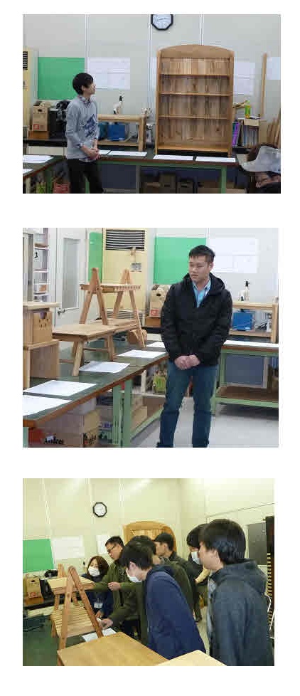H28木材加工卒業制作作品発表会5